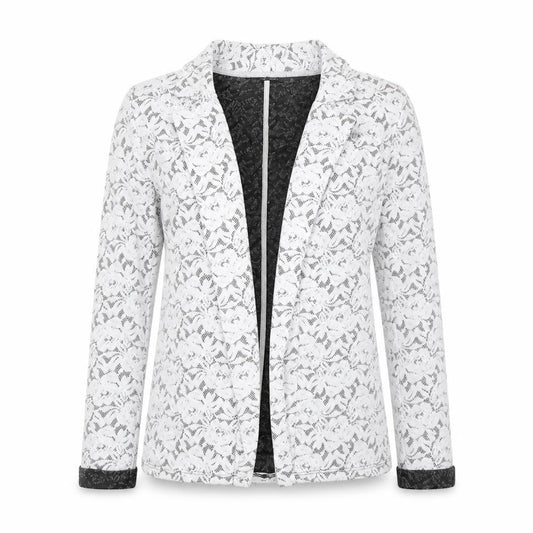 Dorothy Perkins Womens Grey Floral  Jacket Blazer Size 10