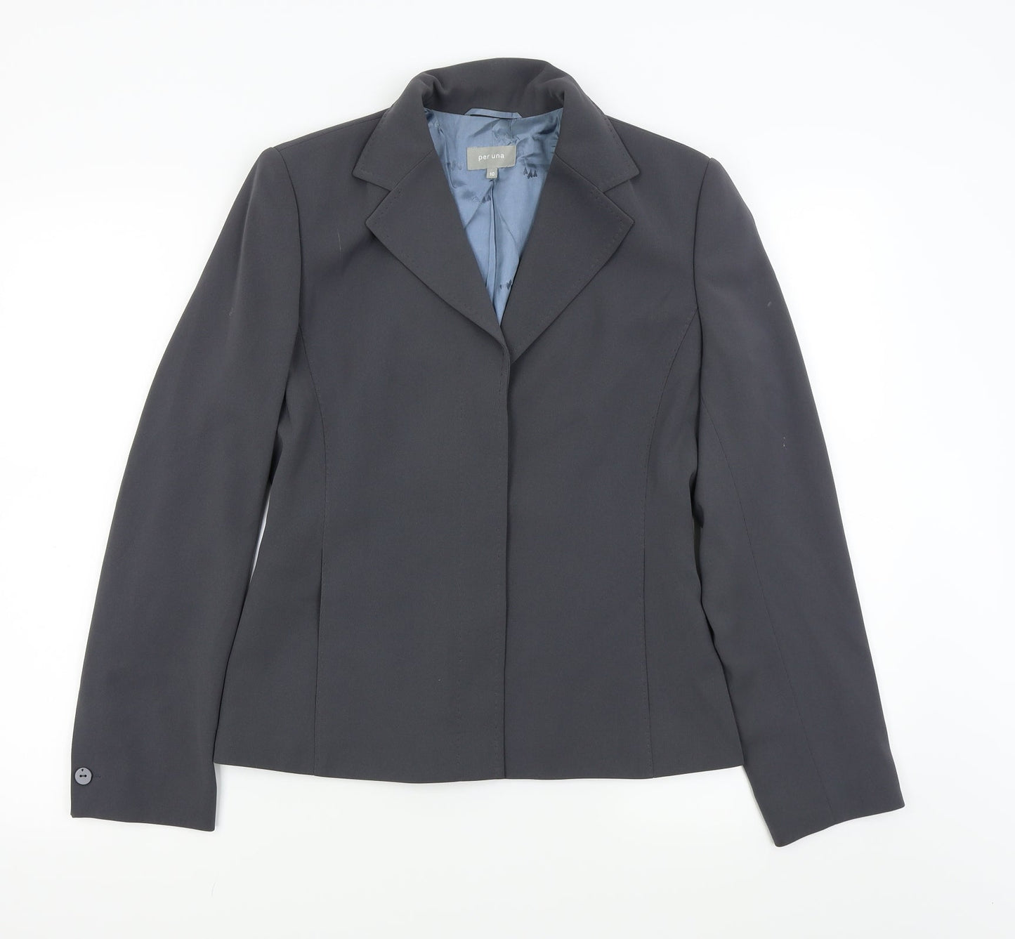 M&S Womens Grey   Jacket Blazer Size 10