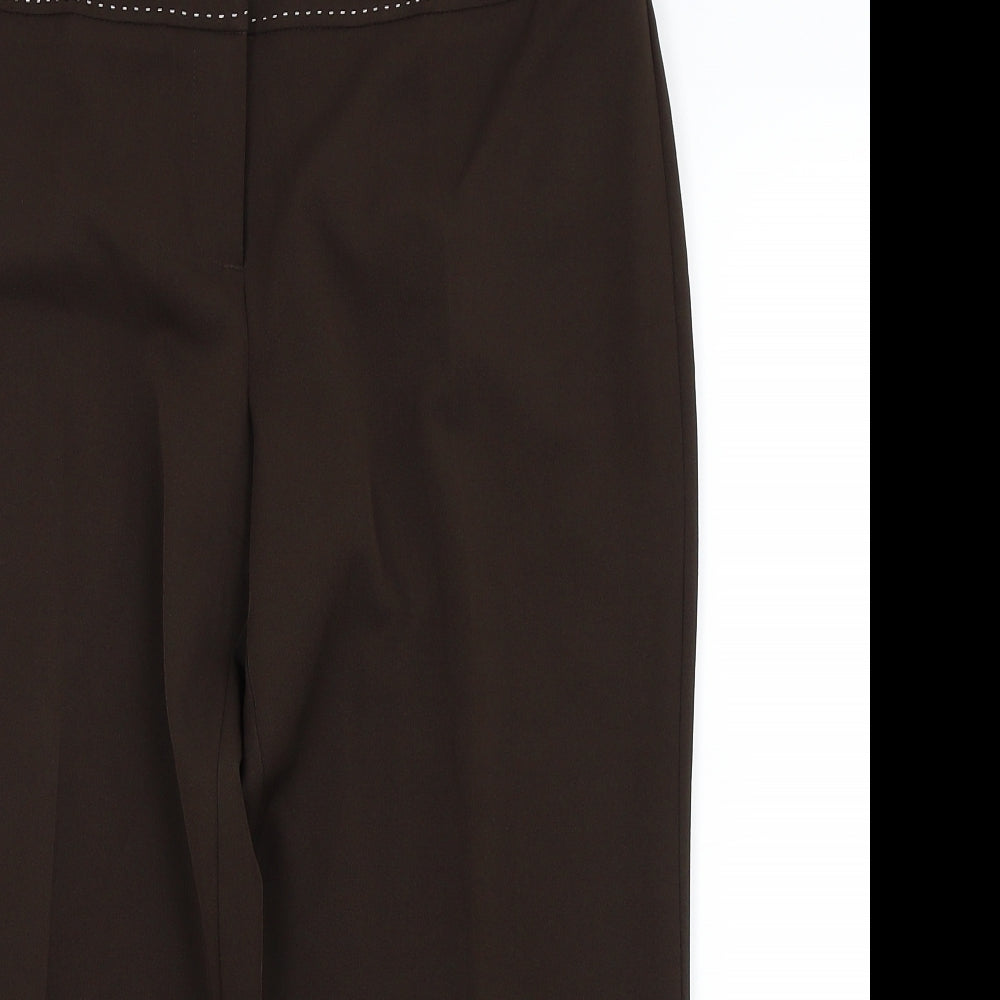 South Womens Brown   Capri Trousers Size 14