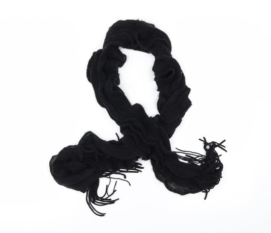 Preworn Womens Black    Scarf