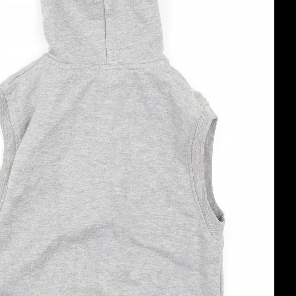 Carbrinii Boys Grey   Full Zip Hoodie Size 6-7 Years