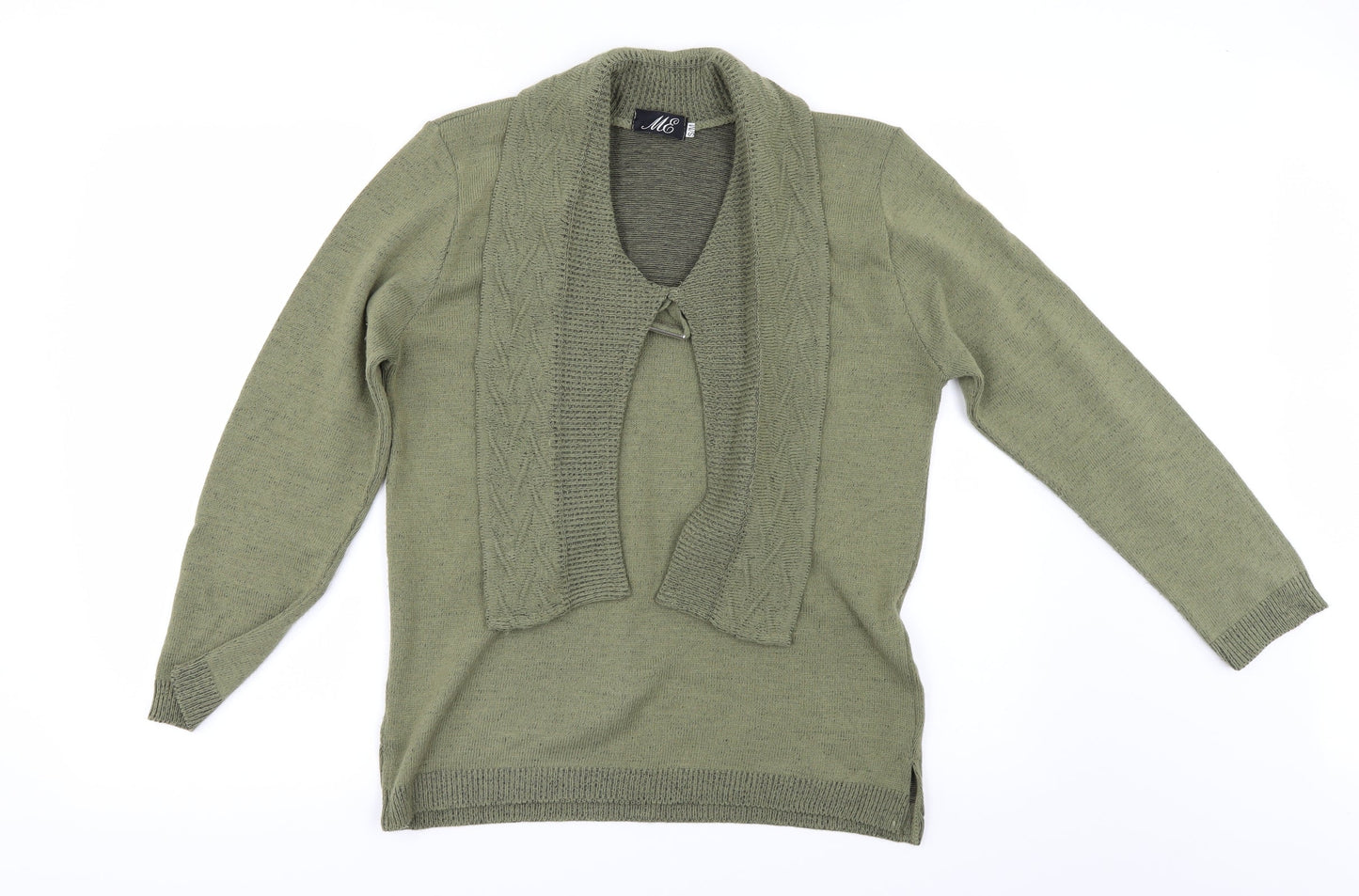 ME Womens Green   Pullover Jumper Size M