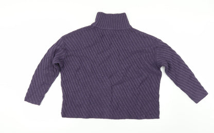 Back view of Dash women’s purple jumper, size S