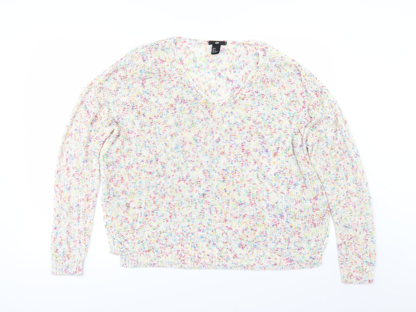 H&M Womens Multicoloured   Pullover Jumper Size S