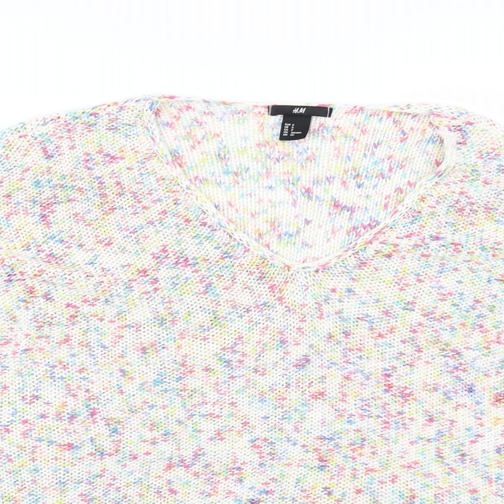 H&M Womens Multicoloured   Pullover Jumper Size S