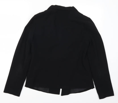 Back view of Atmosphere women’s black jacket suit jacket, size UK 12