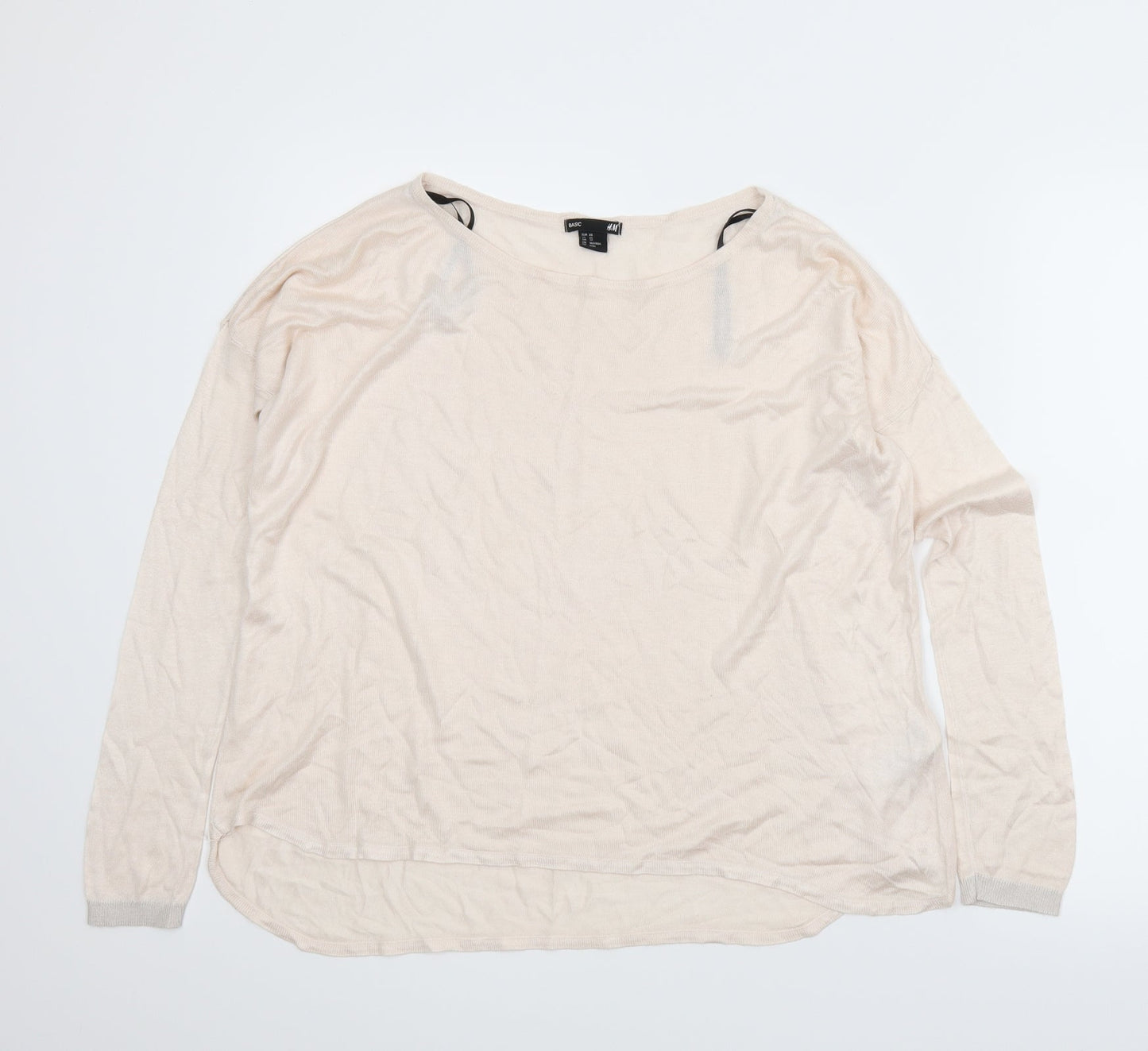 H&M Womens Beige   Pullover Jumper Size XS