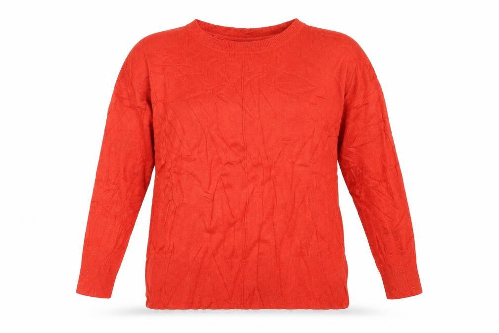 M&Co Womens Red   Pullover Jumper Size 18