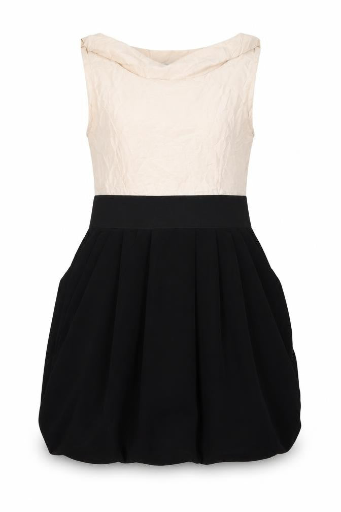 H&M Womens Black   Skater Dress  Size 40