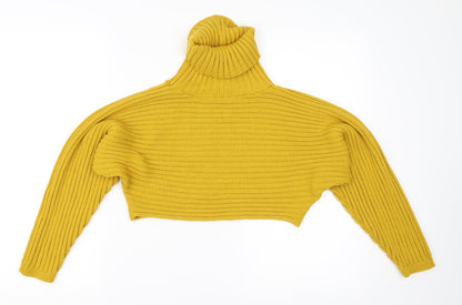 Additional front view of New Look women’s yellow jumper, size S