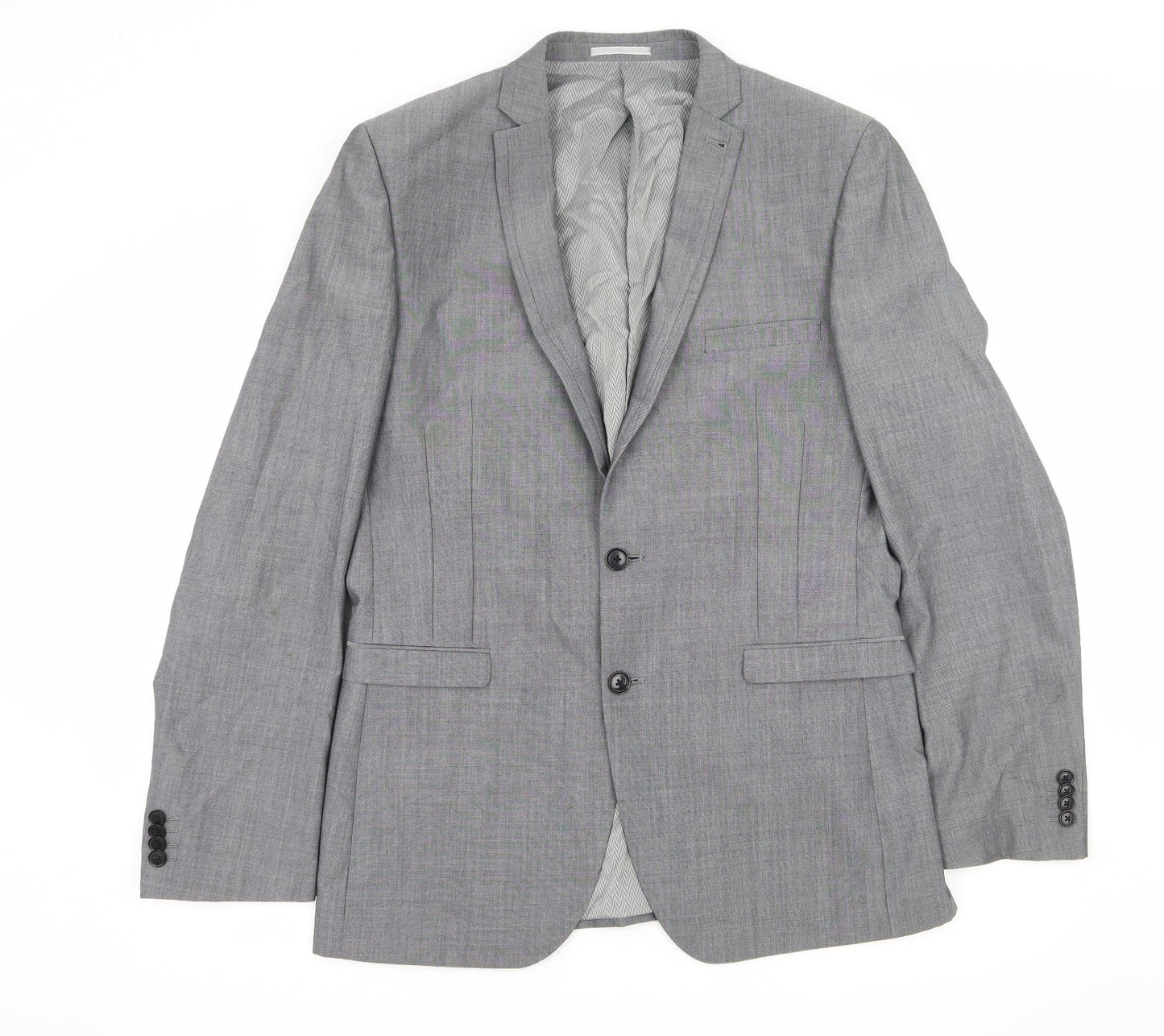 Preworn Mens Grey   Jacket Suit Jacket Size L