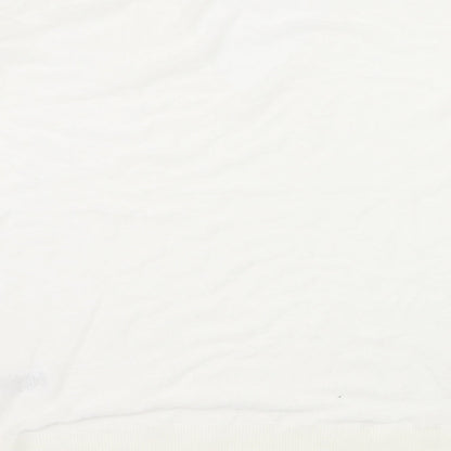 Brand and care label for M&Co women’s ivory knit jumper, size UK 10