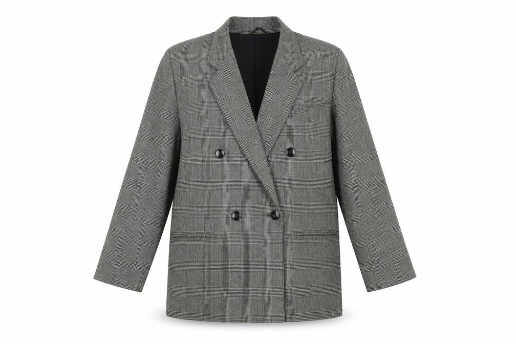 Valenzia Womens Grey Geometric  Overcoat Coat Size 14