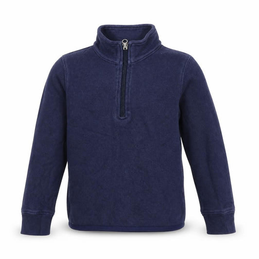 Front view of Gap Kids boys’ blue basic t-shirt, size XS