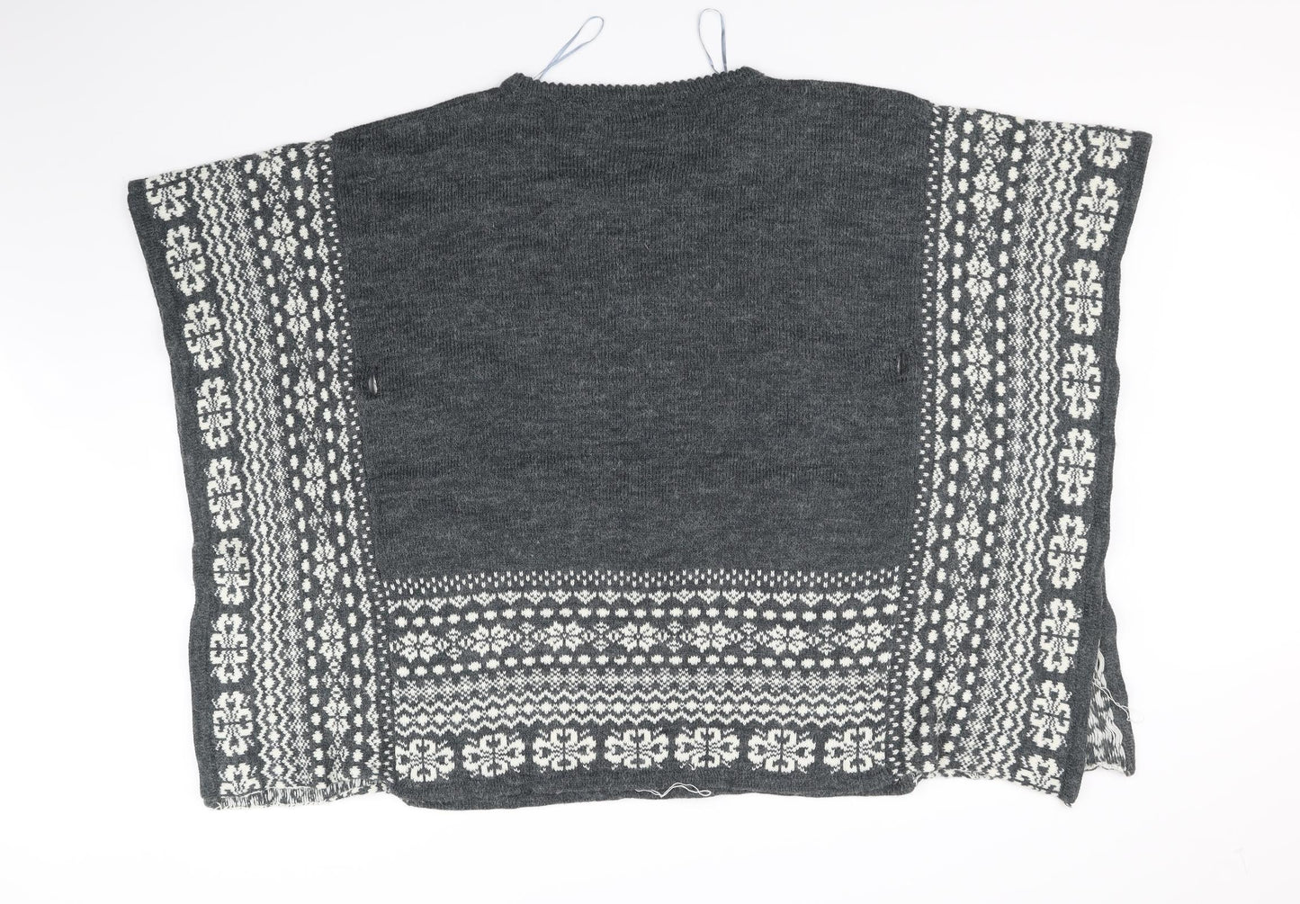 Purple Womens Grey   Pullover Jumper One Size