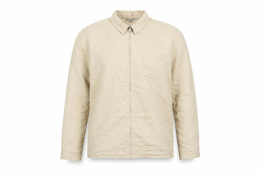 Front view of ASOS women’s beige jacket, size L