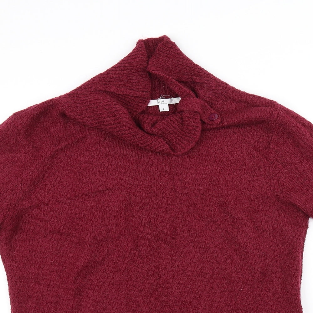 Kliss Womens Purple   Pullover Jumper Size L