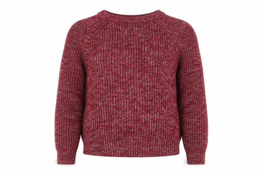 H&M Womens Red Houndstooth  Pullover Jumper Size S