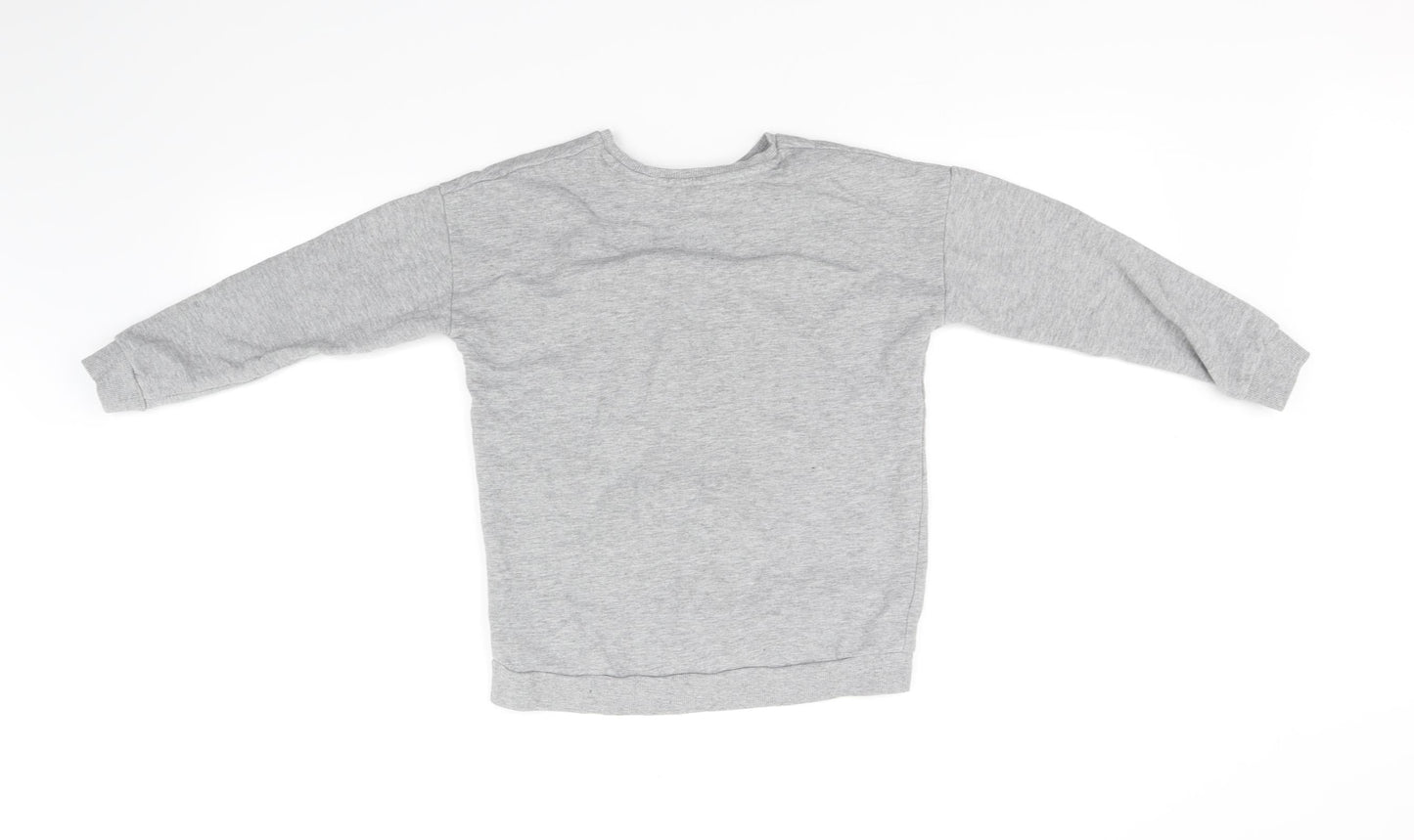 Bluezoo Girls Grey   Pullover Jumper Size 9-10 Years