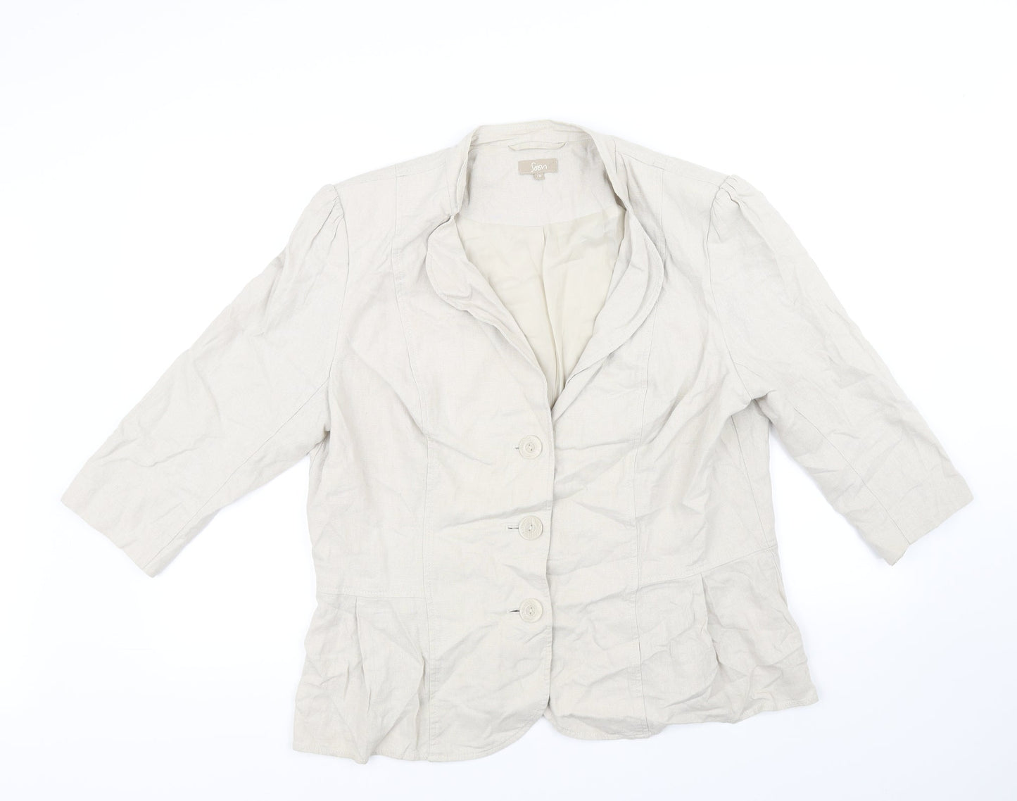 Soon Womens Beige   Jacket  Size 10