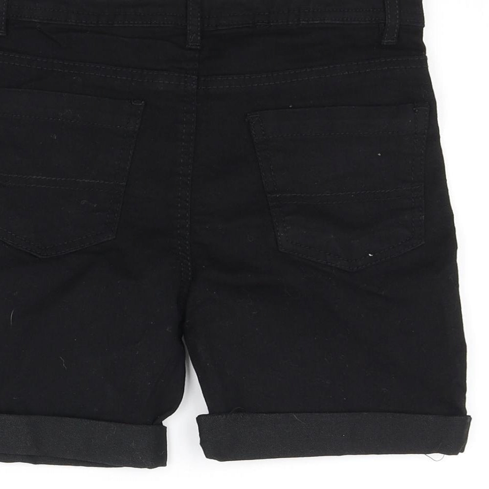 pep&co Girls Black   Hot Pants Shorts Size 6-7 Years
