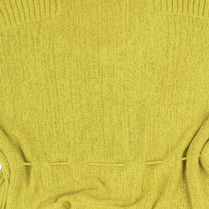Brand and care label for Savior women’s white henley jumper, size UK 14
