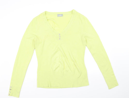Wallis Womens Yellow   Basic Blouse Size 12