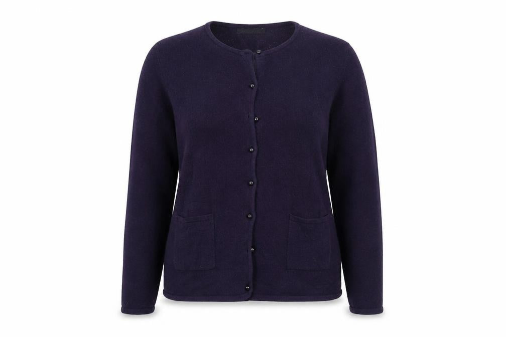 Bonmarché Womens Blue Cardigan Jumper Size M