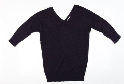 Additional front view of Next women’s purple jumper, size UK 10