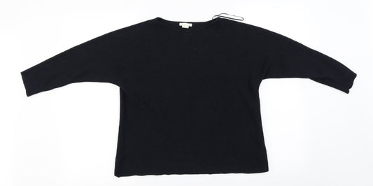 H&M Womens Black   Pullover Jumper Size S