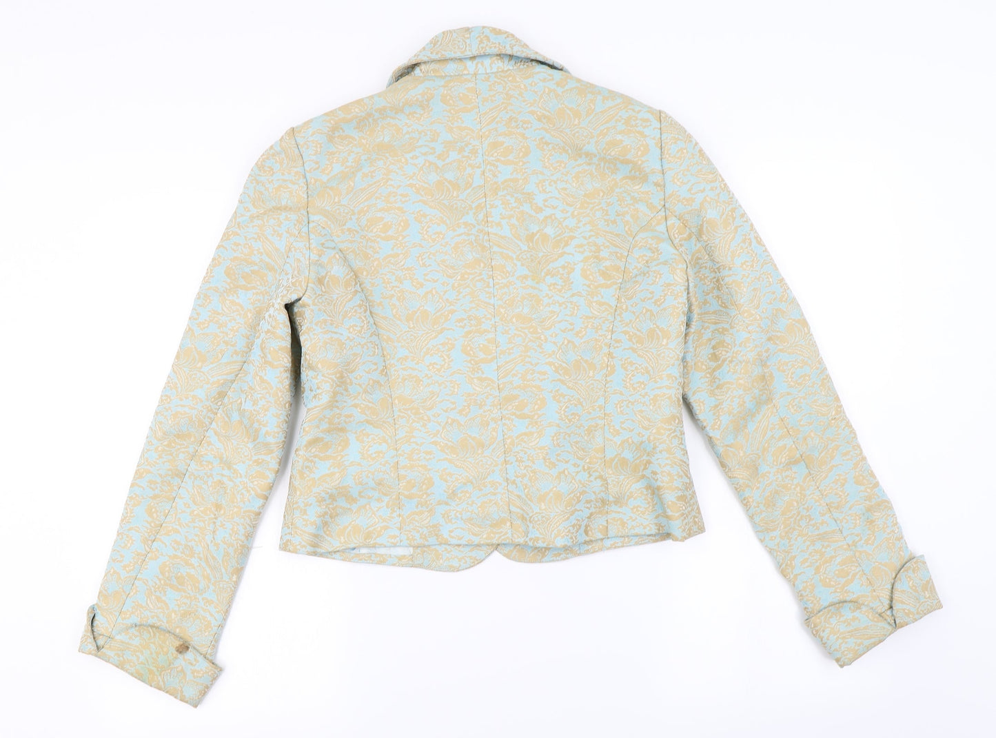 ICE Womens Gold   Jacket Blazer Size 8