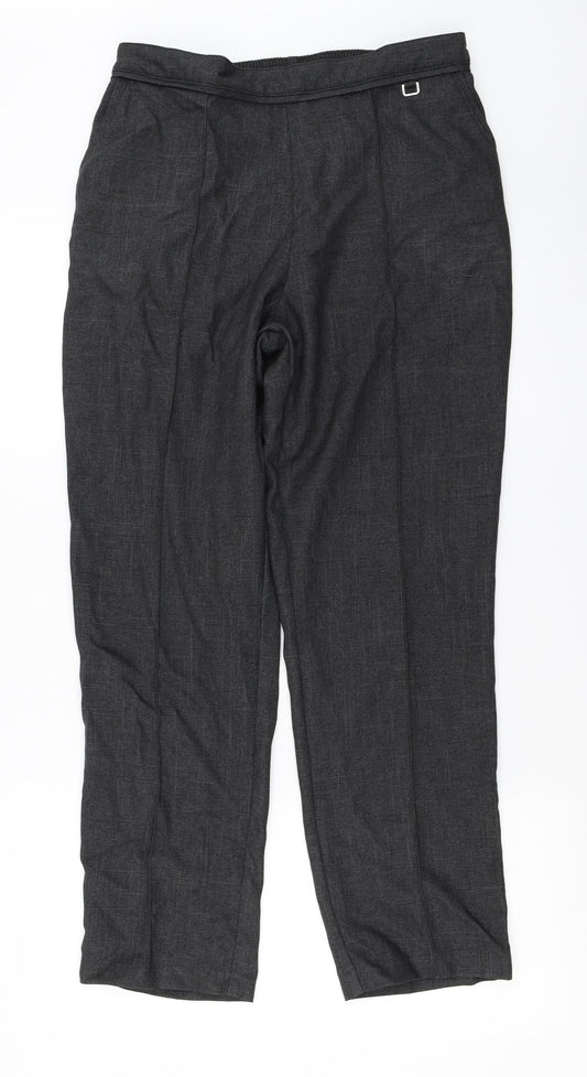 Marks and Spencer Womens Grey   Trousers  Size 12 L26 in