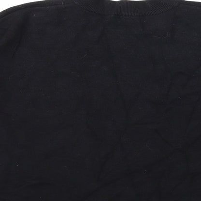 Brand and care label for Tu women’s black knit jumper, size UK 18