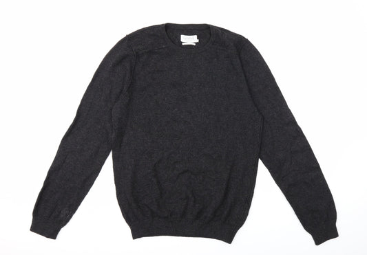 Eleven Paris Mens Grey  Knit Pullover Jumper Size M