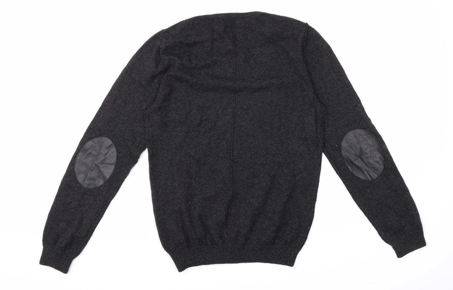 Eleven Paris Mens Grey  Knit Pullover Jumper Size M