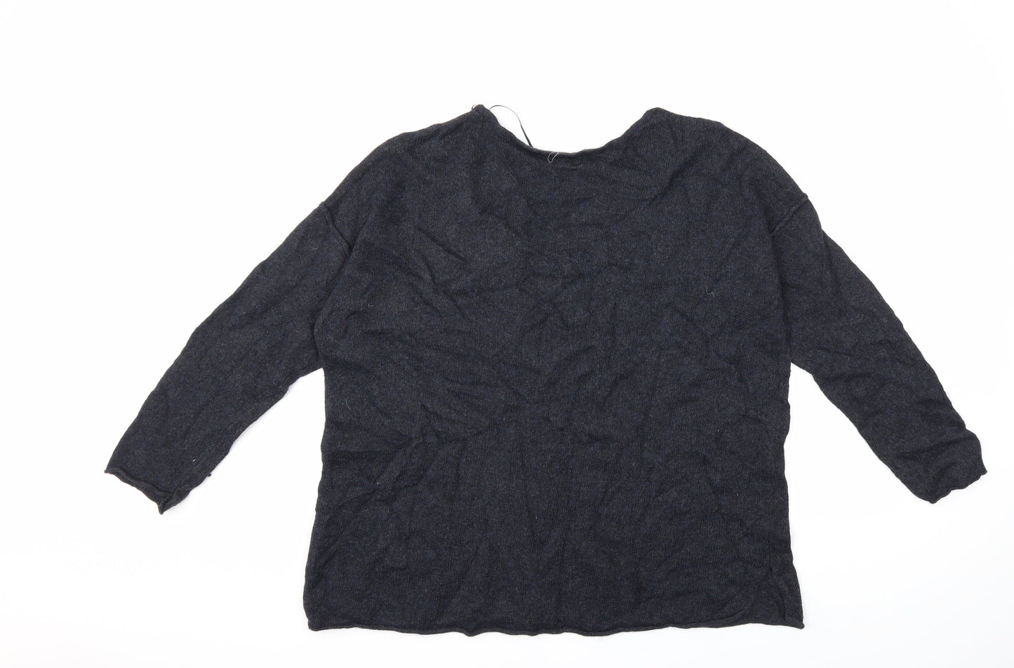 H&M Womens Blue  Knit Pullover Jumper Size L