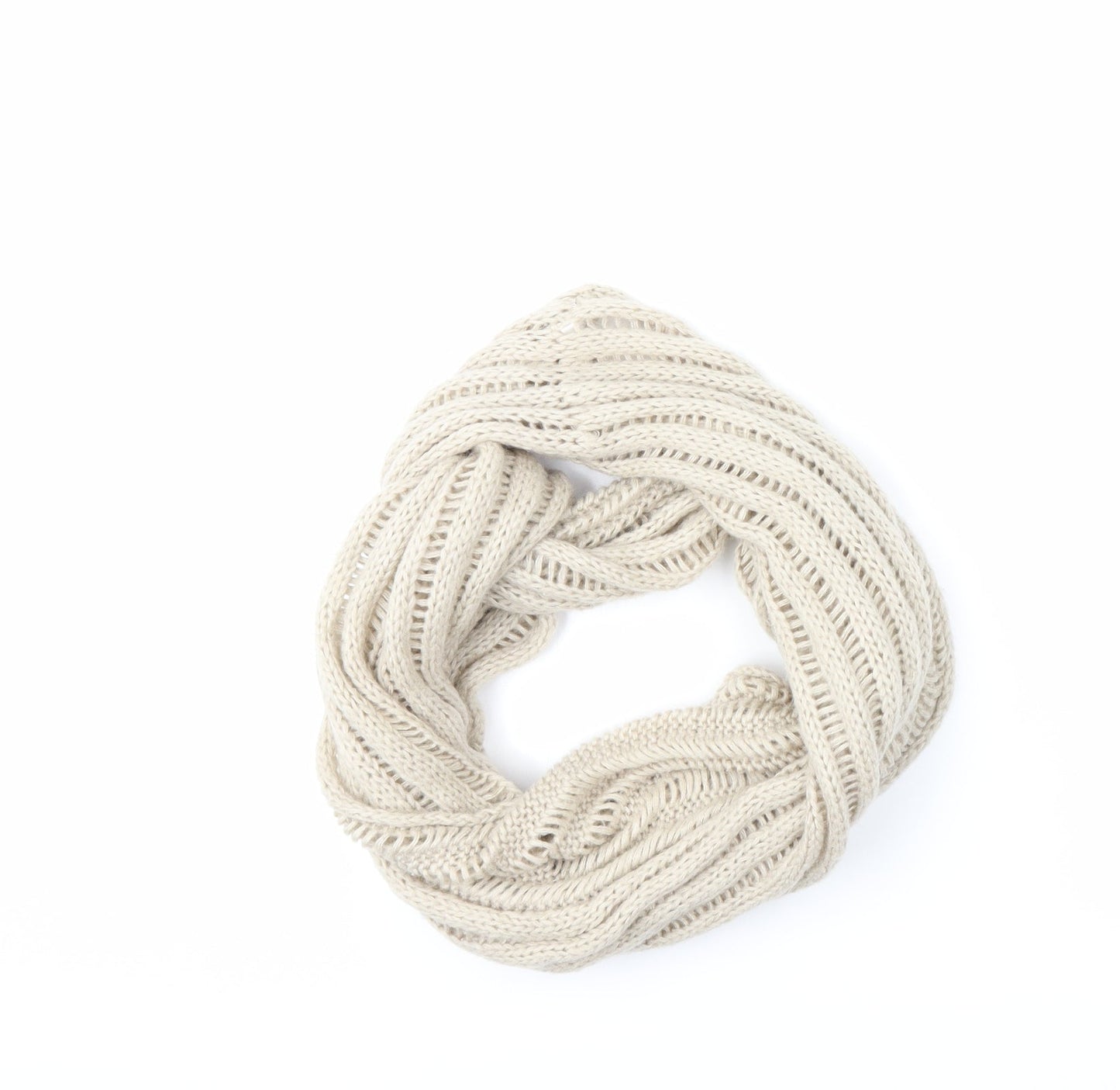 Preworn Womens Beige    Scarf