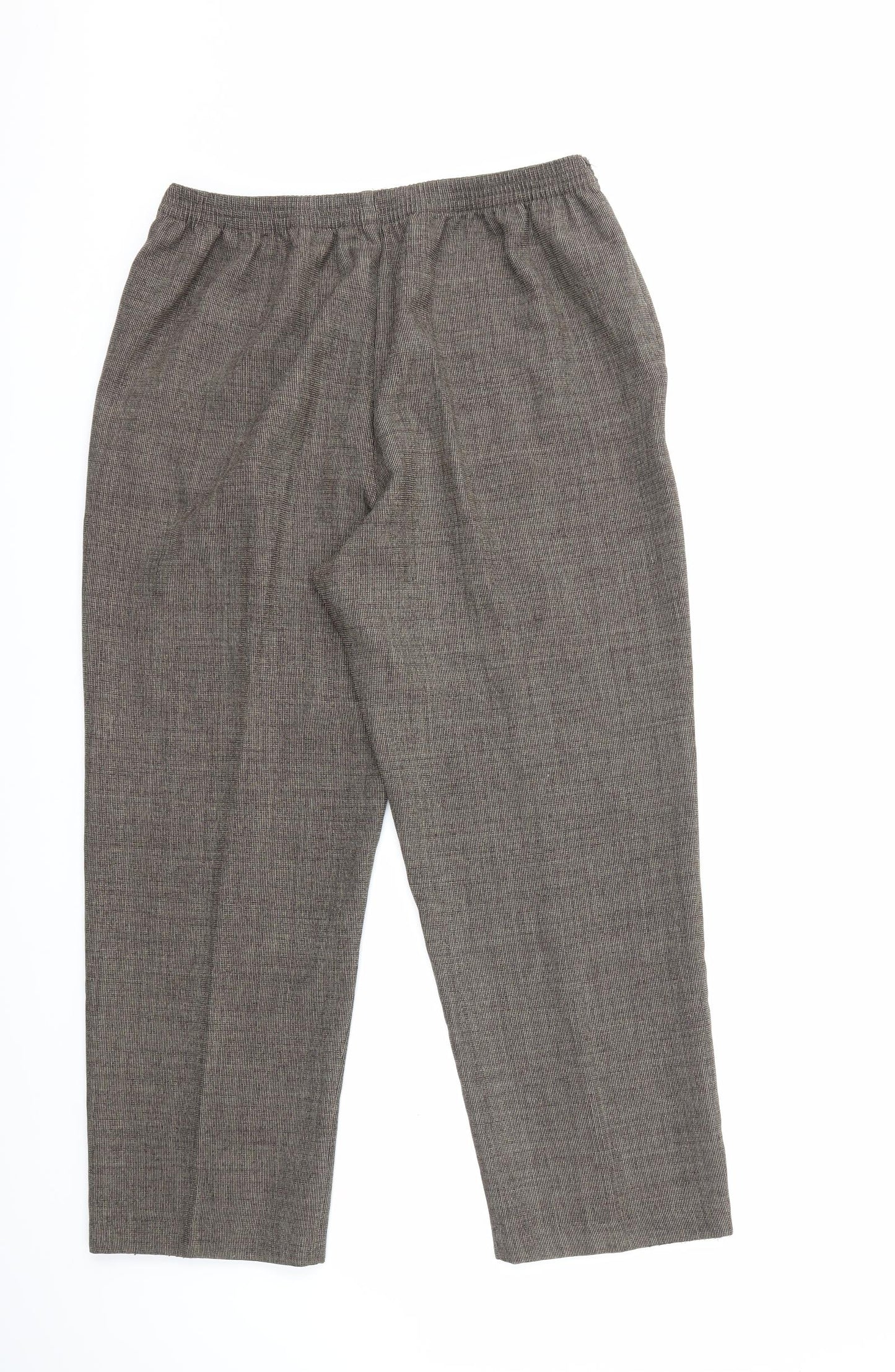 happit Womens Brown   Trousers  Size 14 L25 in