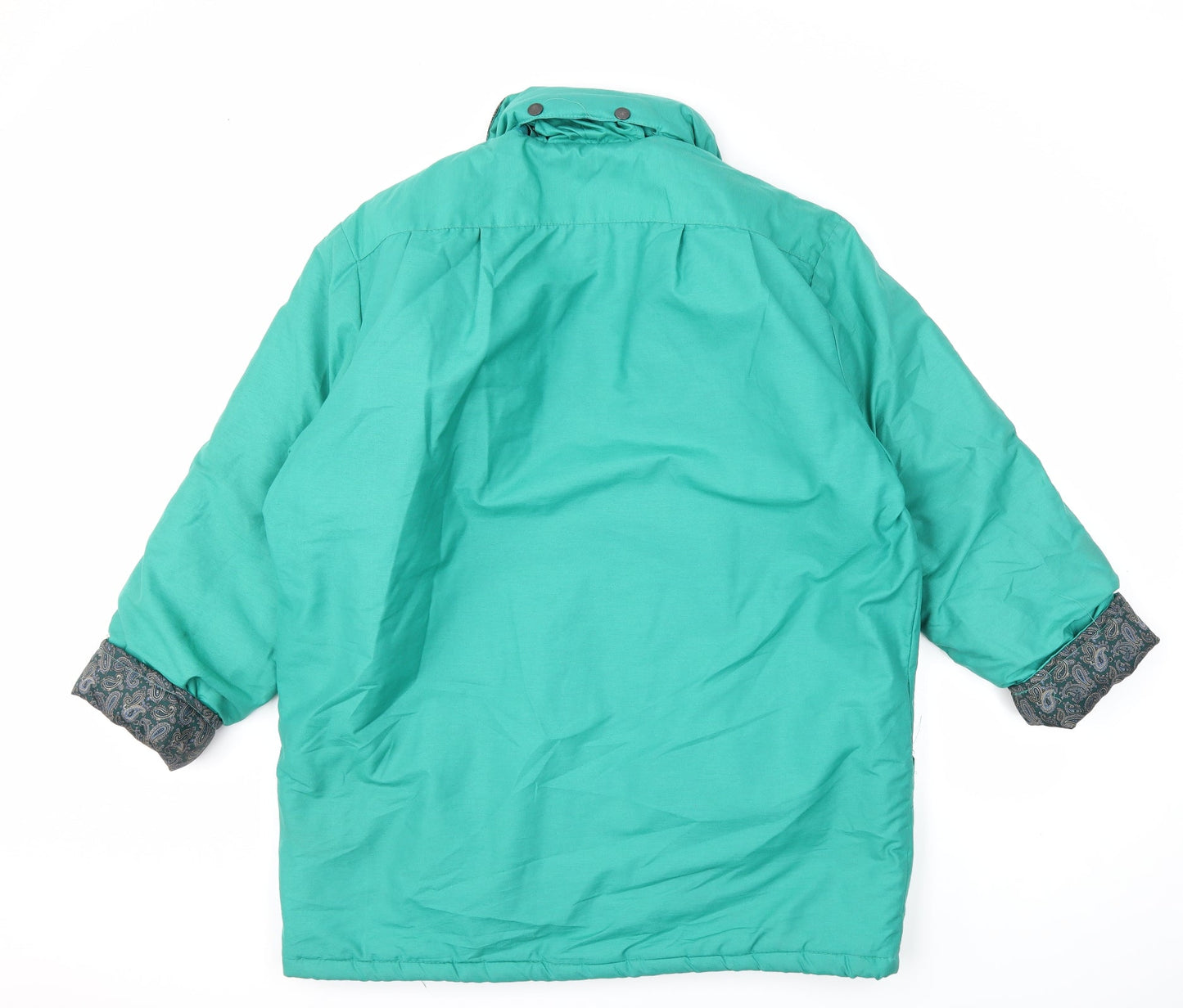 Preworn Womens Green   Overcoat Coat Size 14
