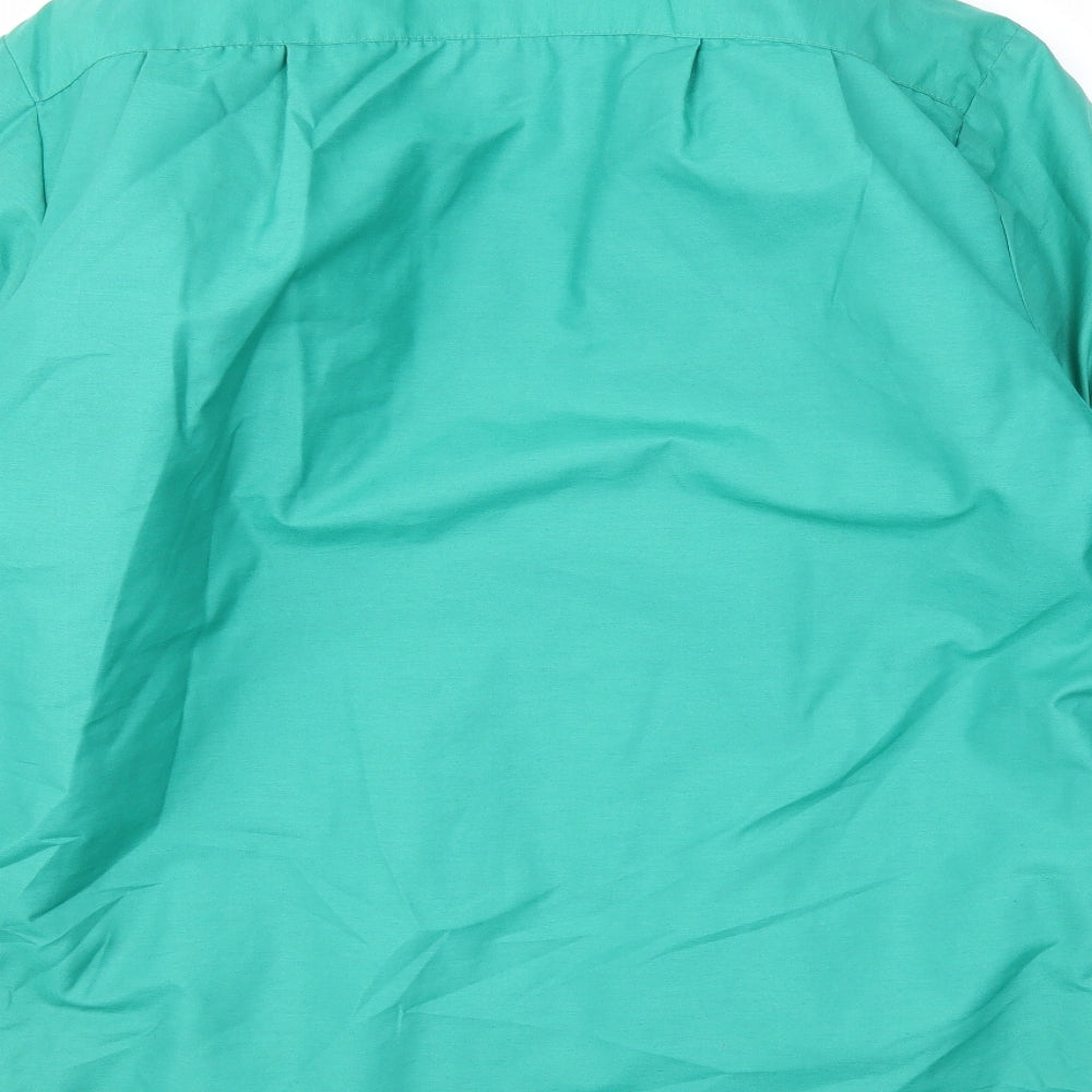 Preworn Womens Green   Overcoat Coat Size 14