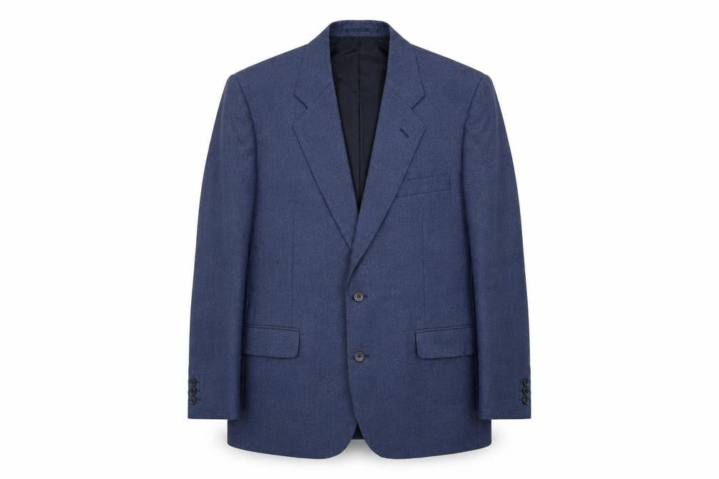 Preworn Mens Blue   Jacket Suit Jacket Size 40