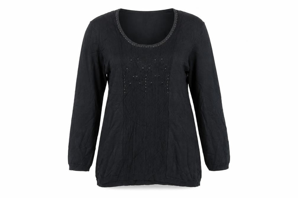 EAST Womens Black   Basic T-Shirt Size 14