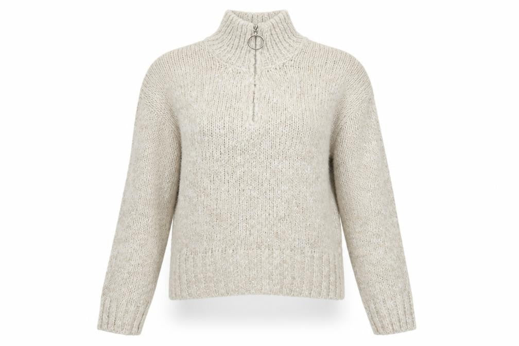 pins& staples Womens Grey   Pullover Jumper Size XS