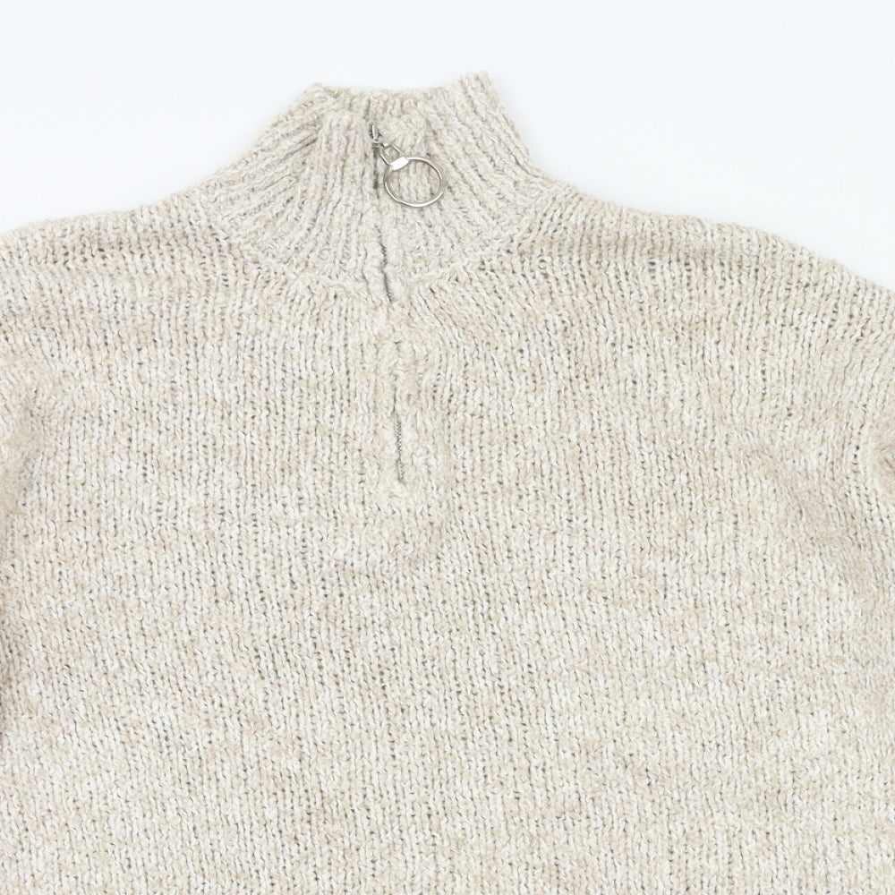 pins& staples Womens Grey   Pullover Jumper Size XS