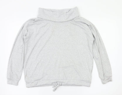 Additional front view of Tu women’s grey jumper, size UK 10
