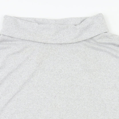 Close-up detail of Tu women’s grey jumper, size UK 10