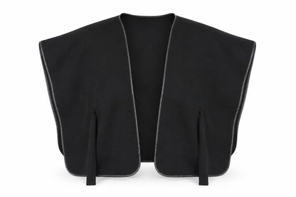 Front view of Debenhams women’s black cardigan jumper one size