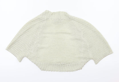 Back view of Next women’s gold cardigan jumper, size M
