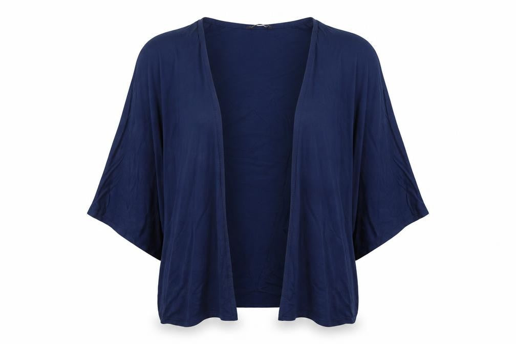 Marks & Spencer Womens Blue  Jersey Cardigan Jumper Size 10