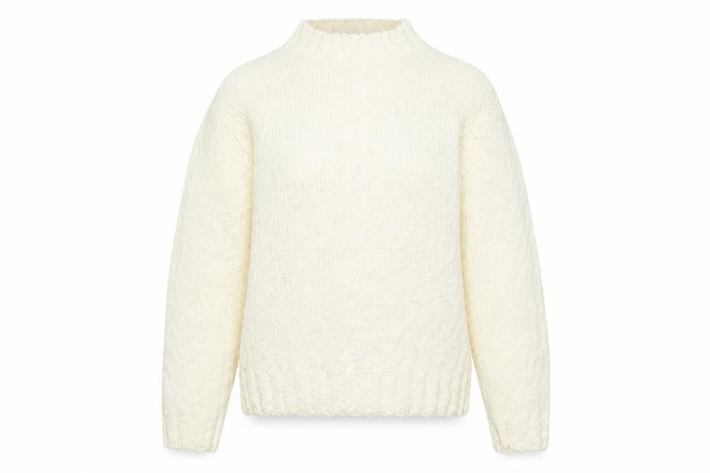 Littlewoods Womens Ivory  Knit Pullover Jumper Size 10